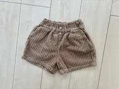 アプレレクール　半ズボン　ハーフパンツ　コーデュロイ　冬