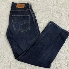 Levi's 551 デニム 近年 濃紺 赤耳 W33 L33革パッチ Lサイズ
