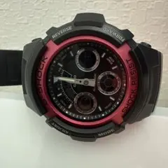 G-SHOCK アナログ/デジタル 腕時計 ブラック/レッド
