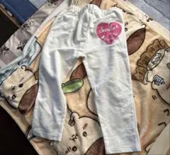 ハートプリントの130cmパンツ