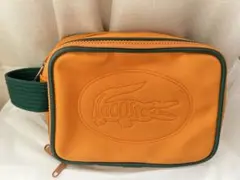 【最終値下げ！】ラコステ　ポーチ/ハンド/クラッチ/バッグオレンジ