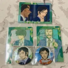 5点‼️コナン　オーロラ　カード　缶バッジ　諸伏高明　松田陣平　クリアカード