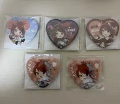 すとぷり　莉犬　缶バッチ　ハナミライ　7周年　ハートの缶バッチ 莉犬くん ハート 缶バッジ 7周年 ハナミライ - メルカリ