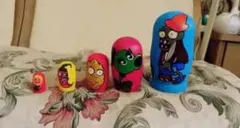 木製マトリョーシカ 5個セット