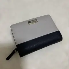 kate spade 財布 2つ折財布 ミニ財布 バイカラー 黒 ベージュ