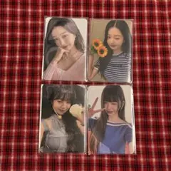 IVE ウォニョン　secret 中国QQmusic 限定トレカ　4枚セット