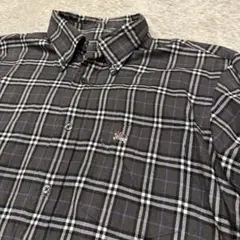 BURBERRY BLACK LABEL 長袖　メンズ　サイズ2 ノバチェック