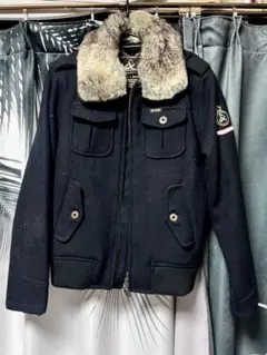 SCOTCH&SODA 古着 ファー ジャケット Mサイズ