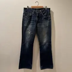 濃紺 90s LEVI'S 517 日本製 W32 L34 ブーツカット 濃紺 - メルカリ