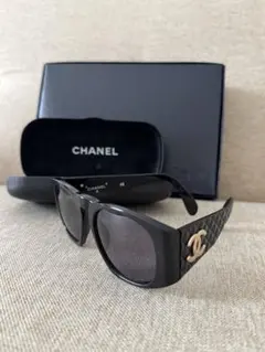 CHANEL ブラック サングラス　ケース CHANEL（シャネル） サングラスケース 眼鏡ケース メガネケース