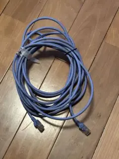Cat6対応LANケーブル 5m 青 動作確認済み