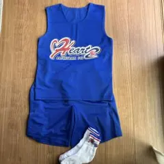 ひ*い様 9/5‼️追記:確認必須‼️145cm ＊バスケスクール＊ハーツ＊ユニ バスケットボールハーツHearts ジャージユニフォーム145cm