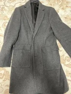 GLOBAL WORK グレー チェスターコート M