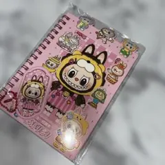 ラブブキャラクターシール付きリングノート