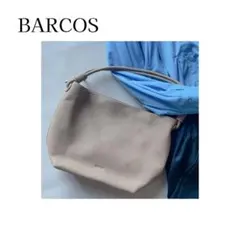 美品　バルコス　大きめ　本革　レザー　ホーボーバッグ　鞄　ベージュ　ビジネス