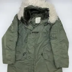 アルファインダストリーズ N-3B USA製 80s　ホワイトファー