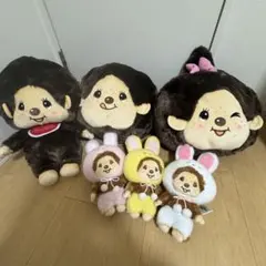 モンチッチ 着ぐるみ うさぎ フェイス BIG クッション ぬいぐるみ