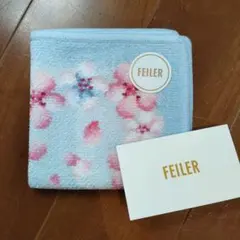 FEILER 桜の花柄 ハンカチ