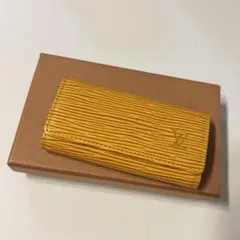 【Louis Vuitton】エピレザー イエロー キーケース