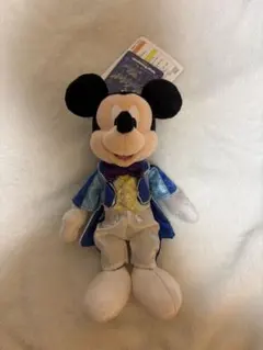 ミッキーマウス ナイトフォールグロウ ぬいぐるみバッジ ディズニー
