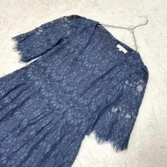 スウィートマミー✨総レースドレスワンピース【Ｌ】マタニティ　授乳服　オケージョン