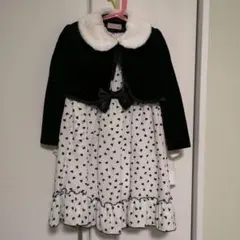 Lili Lundi ワンピース　ベロア　130のサムネイル