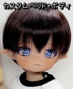 ディーラー様製 imomodoll 1/6 男の子カスタムヘッド+ボディ チョコ