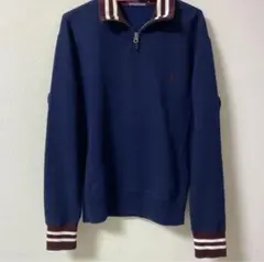 【着画あり】90s古着POLOラルフローレン ハーフジップ ハイネックスウェット