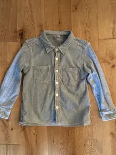 無印良品　長袖シャツ　ストレッチ　100cm