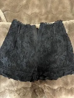 ROJITA レースショートパンツ 黒