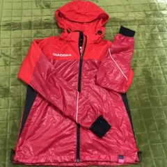 ディアドラレディースブルゾンウィンドブレーカーL赤