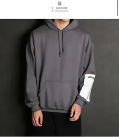N.HOOLYWOOD グレー フード付きパーカー 36サイズ