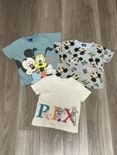 【まとめ売り】ディズニーTシャツ ミッキー プルート トイストーリー 95cm