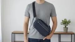 サムソナイト・ブラックレーベル デュモンクス・スリングバッグ(ボディバッグ)