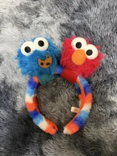 エルモとクッキーモンスター カチューシャ