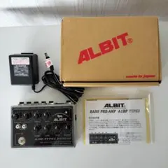 ALBIT A1BP pro（初期モデル） Vintageベースプリアンプ 手堅いベースプリアンプ！ “Albit A1BP TYPEⅡ” (ベース機材