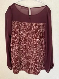 ローリーズファーム 柄ブラウス