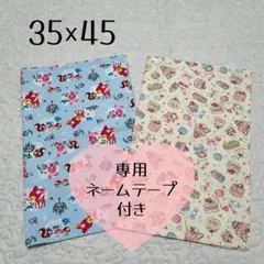 【専用】ランチョンマット 35×45 2枚セット　バンビ　ケーキ　女の子用