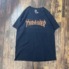THRASHER MAGAZINE ブラック スケーター 古着 アメカジ