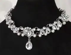 【送料無料、匿名発送】結婚式　ネックレス　チョーカー