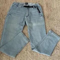 クリフメイヤー クライミングデニムパンツ ストレッチジーンズ ライトブルー 美品のサムネイル