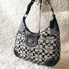 希少 COACH ターンロック ホーボー ワンショルダー y2k ハーフムーン