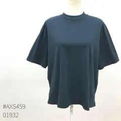 UNIQLO エアリズムコットンT（半袖）ネイビー クルーネック 無地 3XL
