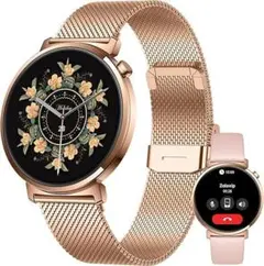 スマートウォッチ レディース 【超薄型7.9mm & AMOLED搭載】