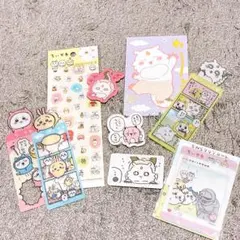 【ちいかわ大集合！】あの子 手帳に飾れる可愛いグッズ 文房具 豪華9点セット