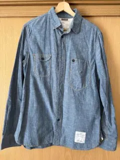 INHERIT デニム長袖シャツ サイズ40 メンズ