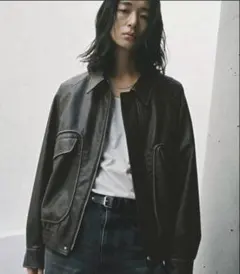 WYM ARTIFICIAL GRAIN FLIGHT BLOUSON Sサイズ