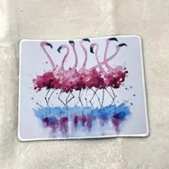★ 長方形マウスパッド 20×24cm 水彩画フラミンゴゲームマウスパッド