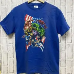 古着 90s アメコミ Tシャツ 半袖 スパイダーマン キャプテンアメリカ