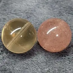 B372　スターレモンクォーツとモスコバイトインクォーツ